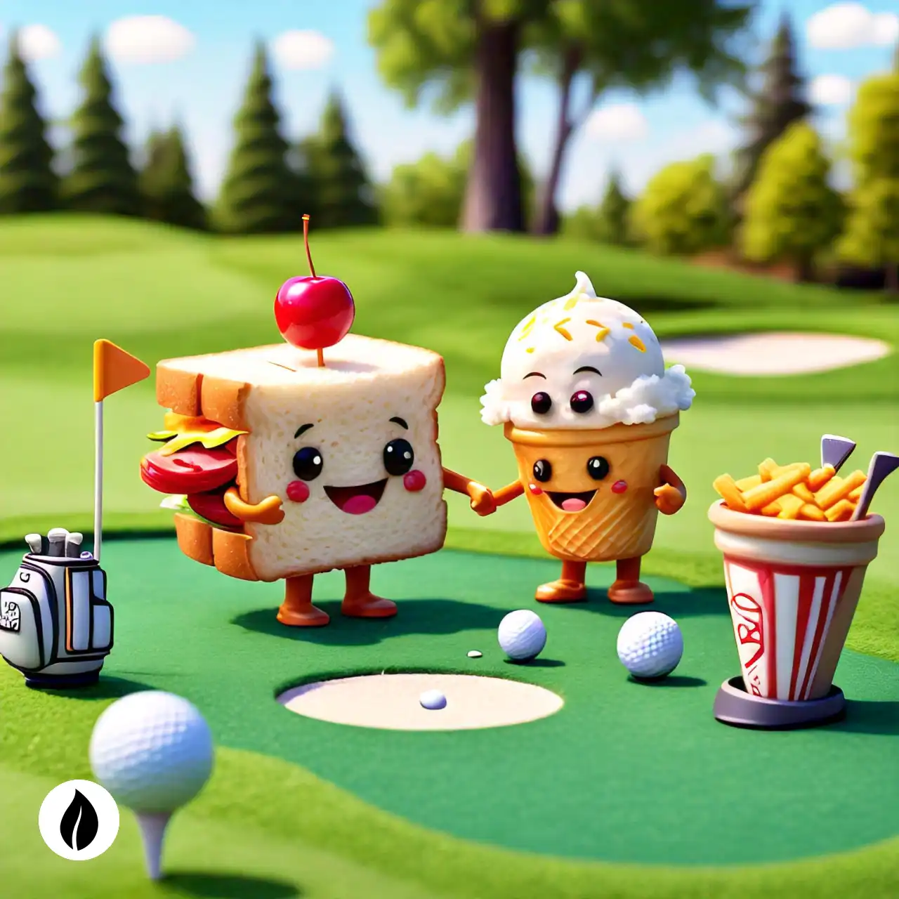 Ultimate collection of Best Golf Food Jokes and Puns, One-liners, Dad Jokes, Funny Quotes, and Captions - Discover engaging and humorous content at PunnyHub.com