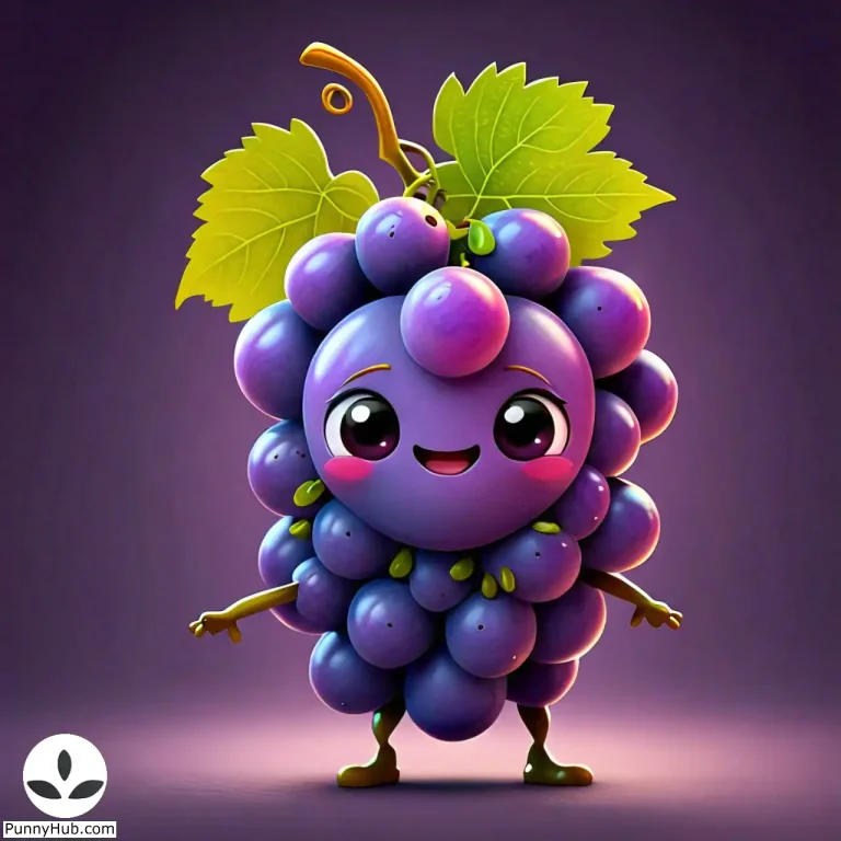 Ultimate list and collection of Best Grape Jokes and Puns, One-liners, Dad Jokes, Funny Quotes, and Captions - Discover engaging and humorous content at PunnyHub.com