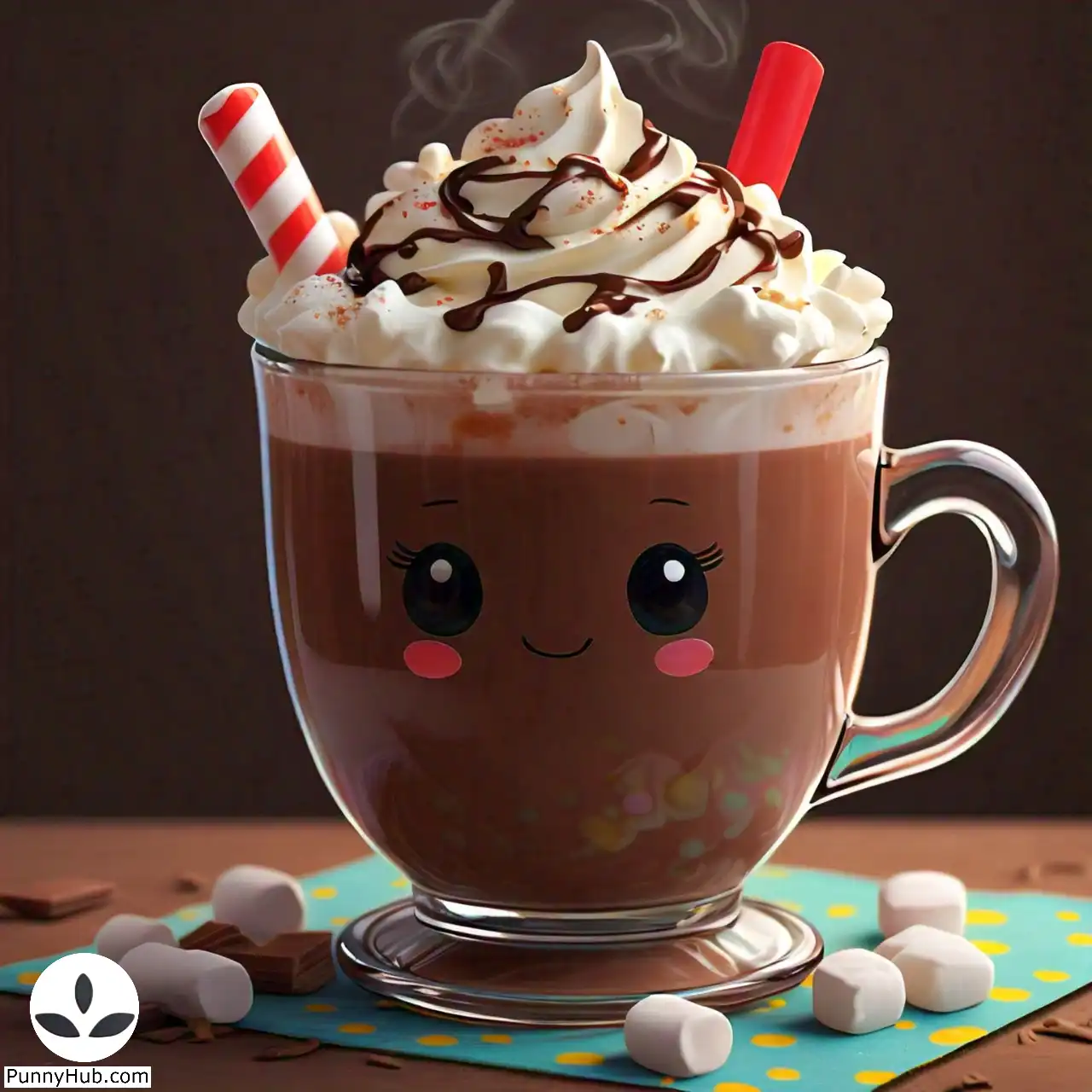 Ultimate list and collection of Best Hot Chocolate Jokes and Puns, One-liners, Dad Jokes, Funny Quotes, and Captions - Discover engaging and humorous content at PunnyHub.com